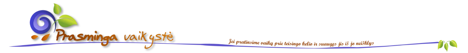 Vaikų darželio "Prasminga vaikystė" logotipas